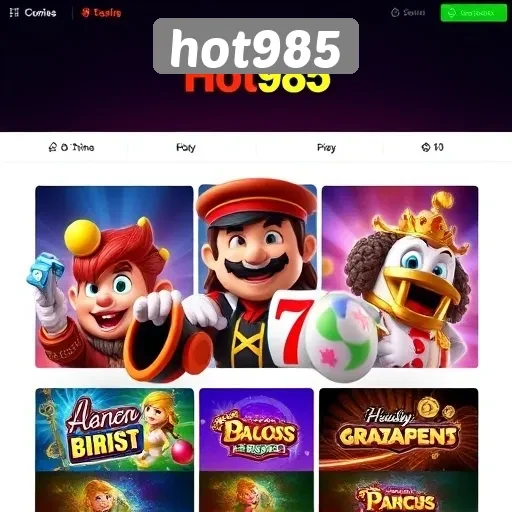 Situs Game Hot985 Menawarkan Beragam Pilihan Permainan